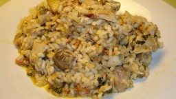Recepta de cuina de Arròs de bacallà amb ceps